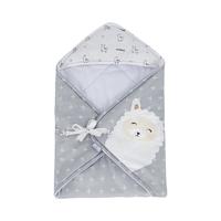 Gambar Omiland Hoodie Baby Blanket / Selimut Bayi Topi Alpaca Series OB11021 OB11022 OB11023 OB11024 - Biru dari Dialogue Group Store Kota Bandung 4 Tokopedia