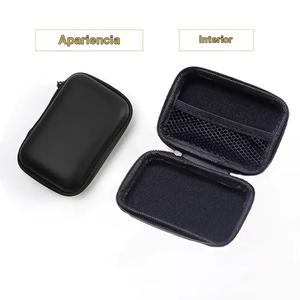 Bolsa de almacenamiento impermeable con cierre, 1 pieza para cable de datos y audífonos, monedero con llavero, organizador para el hogar y la oficina