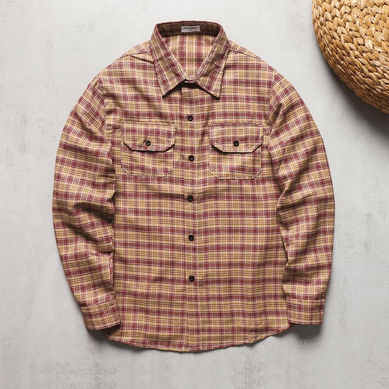 Áo sơ mi nam tay dài sọc caro mẫu mới,chất vải nỉ mềm full size 45-80kg,áo khoác sơ mi nam caro phong cách thời trang SM36