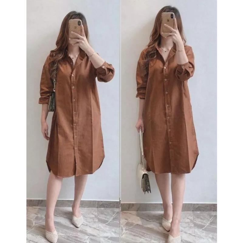 mubtadashop-Tunik  Shakila Twill Wanita Korean Style 6