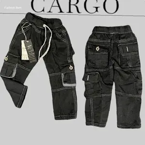 Celana Panjang Katun Baby Usia 1-3 Tahun Hitam | Kekinian