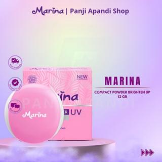 Bedak Padat Marina Compact Powder 12g (Bedak Marina Padat) - Perlindungan SPF & FPM 15 Loose Wajah