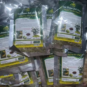 PAKET 3 BIJI TEH DAUN JATI CINA seduh kemasan 40 gram | teh herbal daun jati cina bpom alami hijau