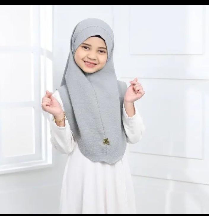 Product Introduction of TUDUNG SARUNG BUDAK KHIMER KANAK KANAK Hijab Hijau Merah 8