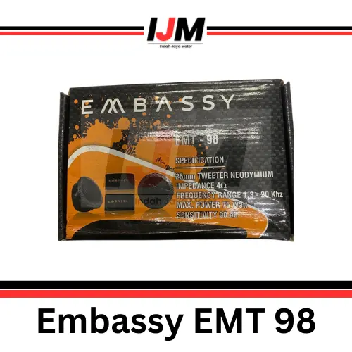 Tweeter Embassy EMT-98 Neodymium Mobil - Sepasang (2pcs) - Car 0