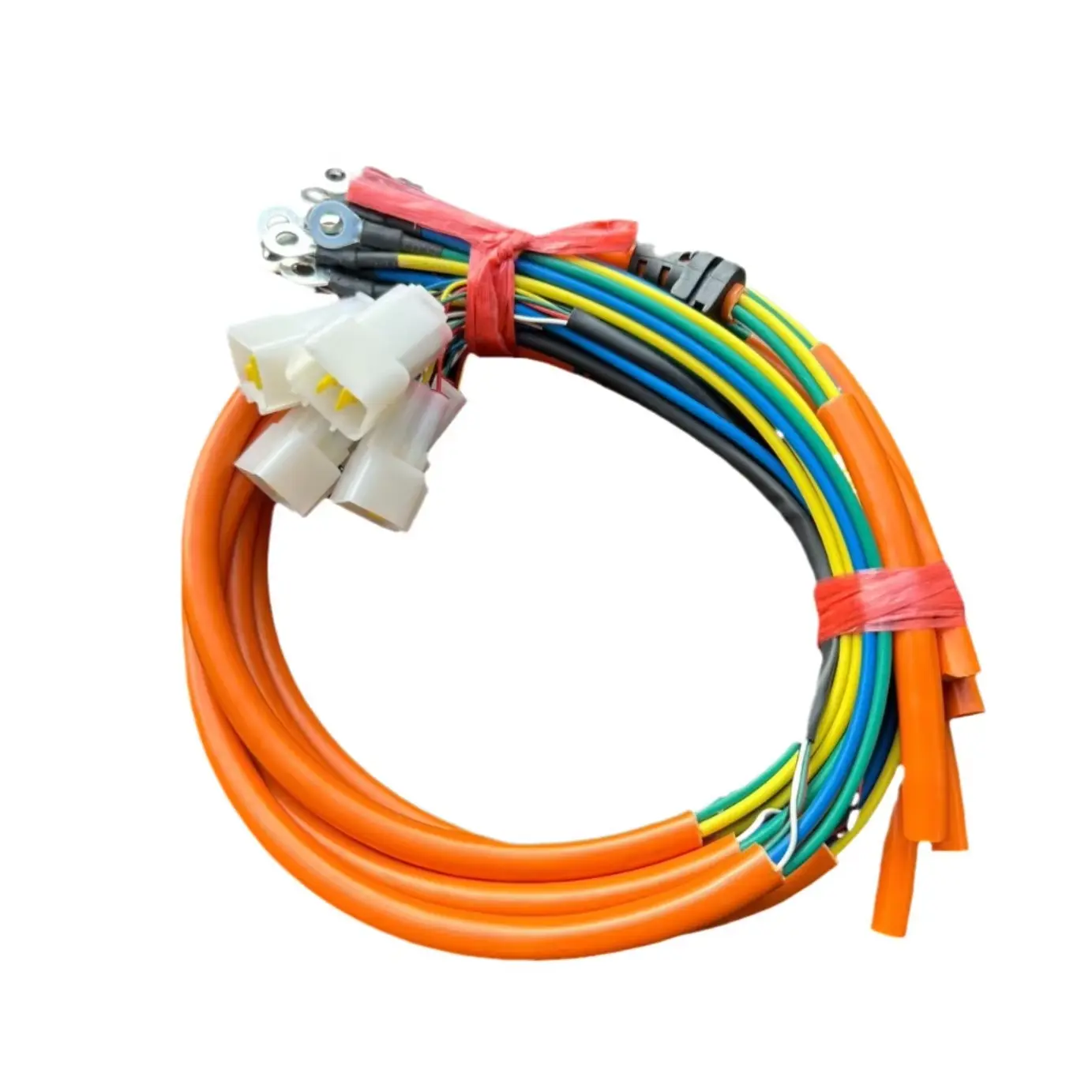 Anti High Temperature Eight Core Wire Electric Vehicle Motor HARNESS 3 PHASE+5 Hall SENSOR PIN for Differential Wheel Hub Motor
