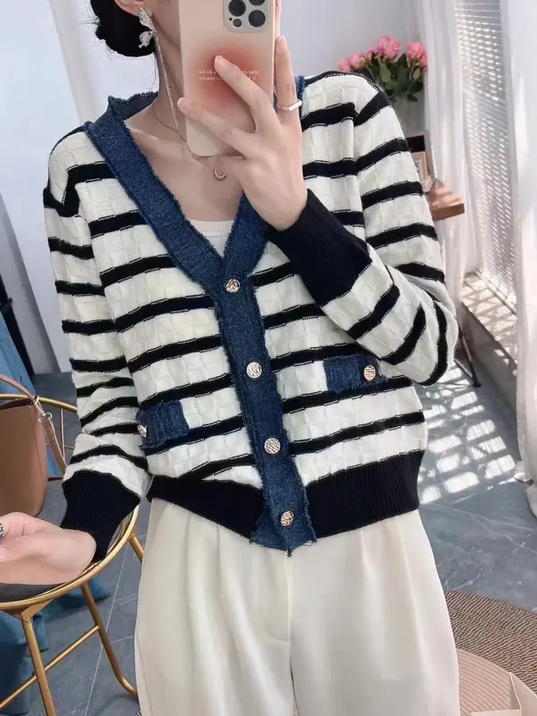 [PREMIUM]Berynette 0270 & 0327 Vest Outer Knit Import Atasan Baju Wanita Vest Crop Top Panjang 7