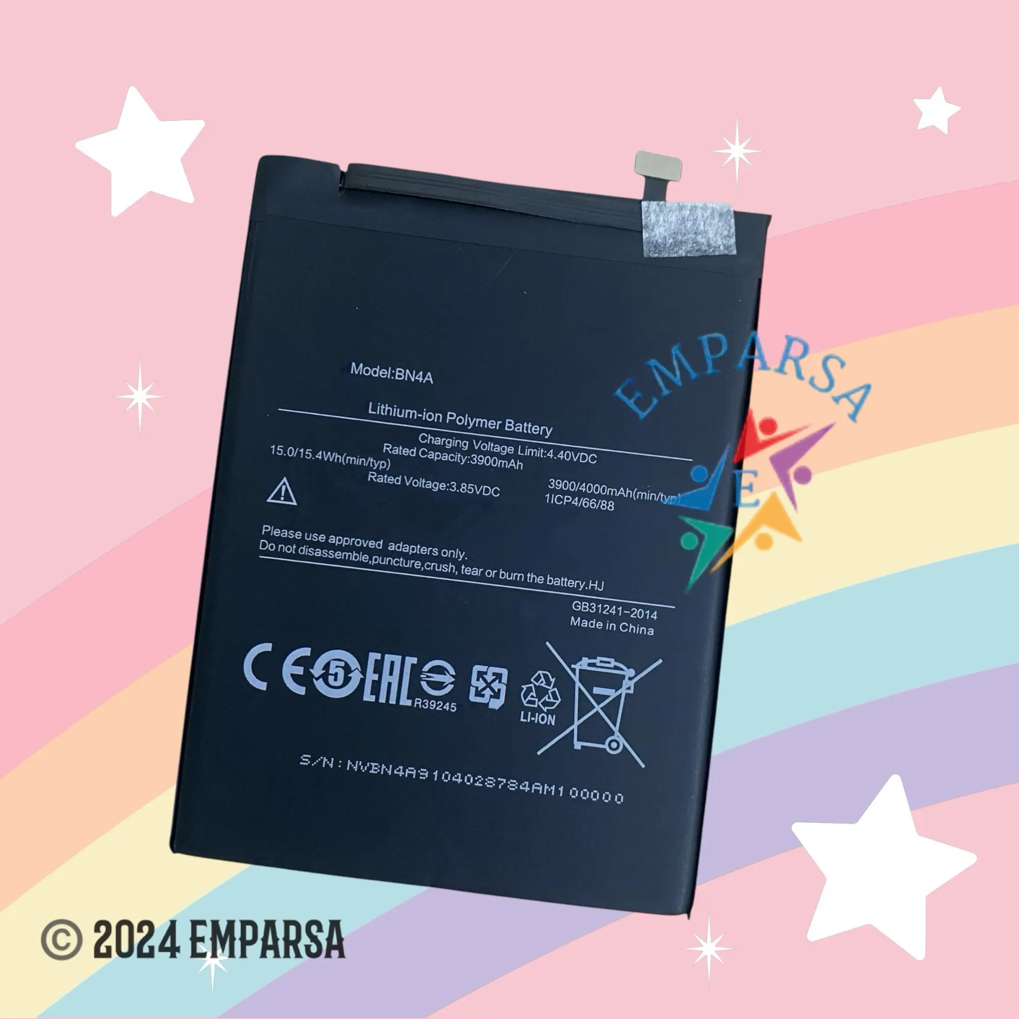Baterai For Hp Rdmi Note 7 / Note7 Pro  / BN4A   - Batrai Batre Batere Batery Batrei Battery Hape Emp SSKU01