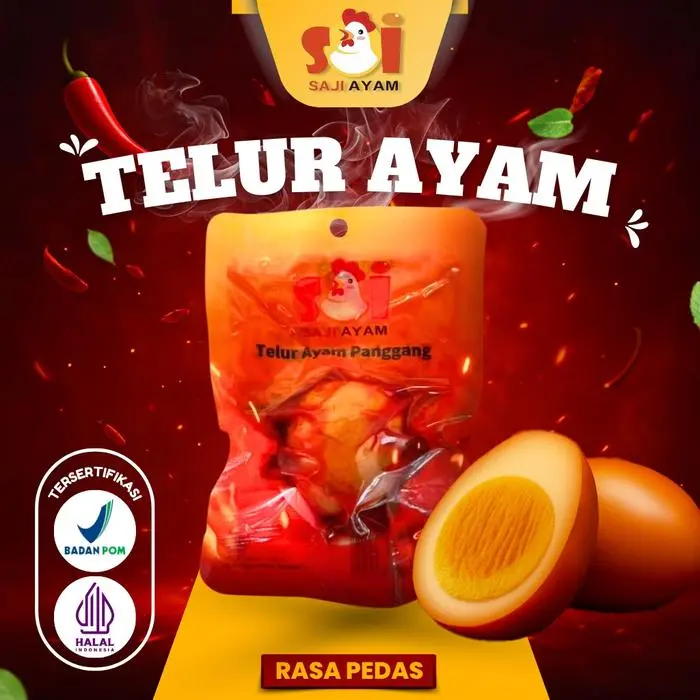TELUR AYAM PEDAS 1PCS