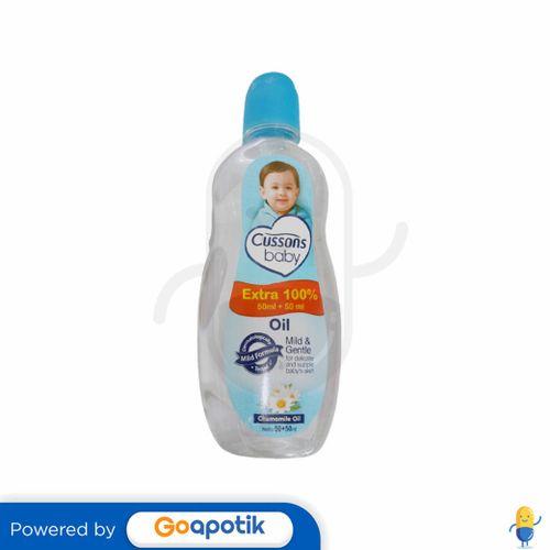 Gambar CUSSONS BABY OIL MILD AND GENTLE 50+50 ML dari Apotek Nurani by GoApotik Kota Tegal Tokopedia