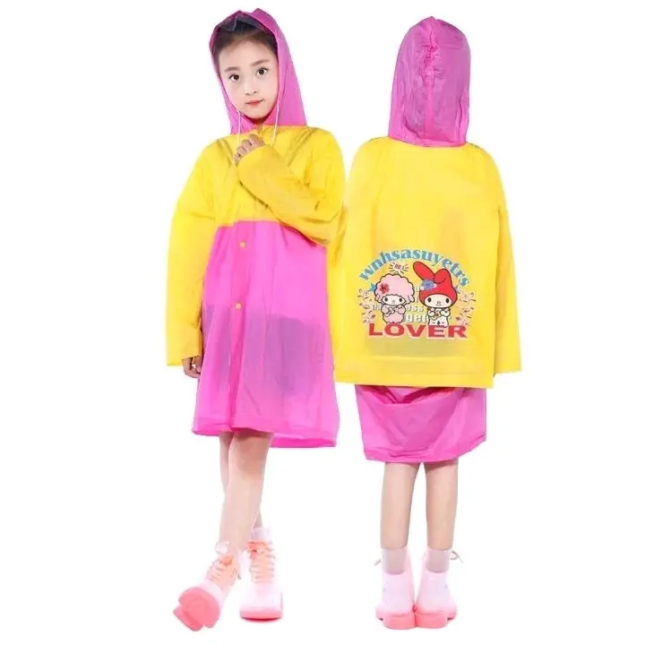 Jas Hujan Karakter Anak Berkualitas - Ukuran M, L, XL, dan XXL - Motif Random Ponco 5