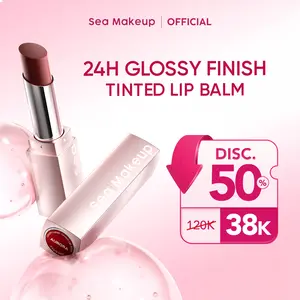 [Special Price] Sea Makeup Gleam Luster Tinted Lip Balm - Melembabkan dan Mencerahkan Bibir Lightweight Cover Tanpa Rasa Lengket dan Berminyak