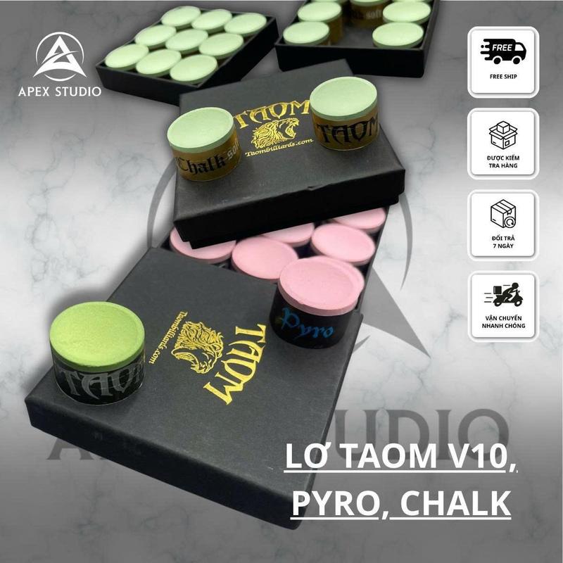 Lơ Taom V10, Pyro, Chalk - Apex Billiards Shop