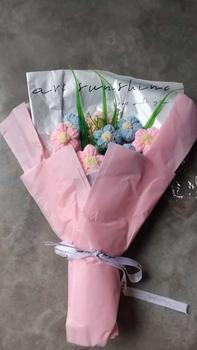 Product Review of Mother's Day Gift Bouquet Romantic Crochet Flower Bouquet Lights String Decorative Bouquet Hand Woven Flower Teacher's Day Valentine's Day Gift from x**. 0