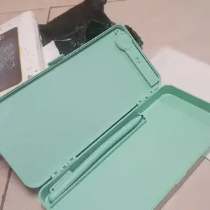 Kotak Pensil Case Besar Lcd Writing Drawing Box Case Ukuran Besar Pencil Drawing Pad Edukasi 2in1