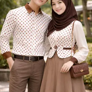 KAIN KATUN POLYESTER MOTIF POLKADOT