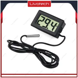 READY STOCK TPM10 Digital Thermometer dengan Probe 1 meter (termometer mini) TPM-10