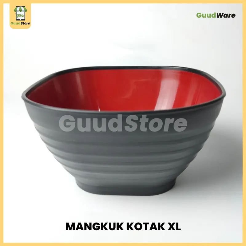 (12 PCS) Mangkuk Ramen Kotak XL ( Diameter 16,5 Cms ) 0