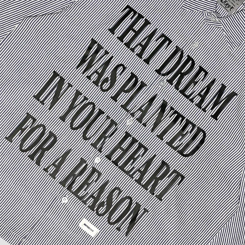Kemeja Salur - Kemeja Stripe Tangan Panjang Cotton "THAT DREAMS" Reguler Fit seattlestate.asia 8