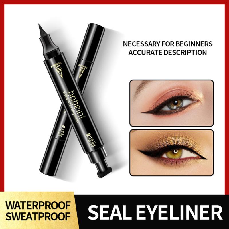 Product Introduction of 2 In 1 Double Headed Stamp Seal Eyeliner Pen Liquid Eyeliner Pencil Long Lasting Waterproof Quick Dry Natural Eye Makeup 13