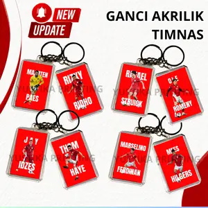 (GANCI) NEW UPDATE Gantungan Kunci Pemain Bola Timnas Indonesia Rafael Marselino Ole Romeny Mees dll - FREE PC RANDOM
