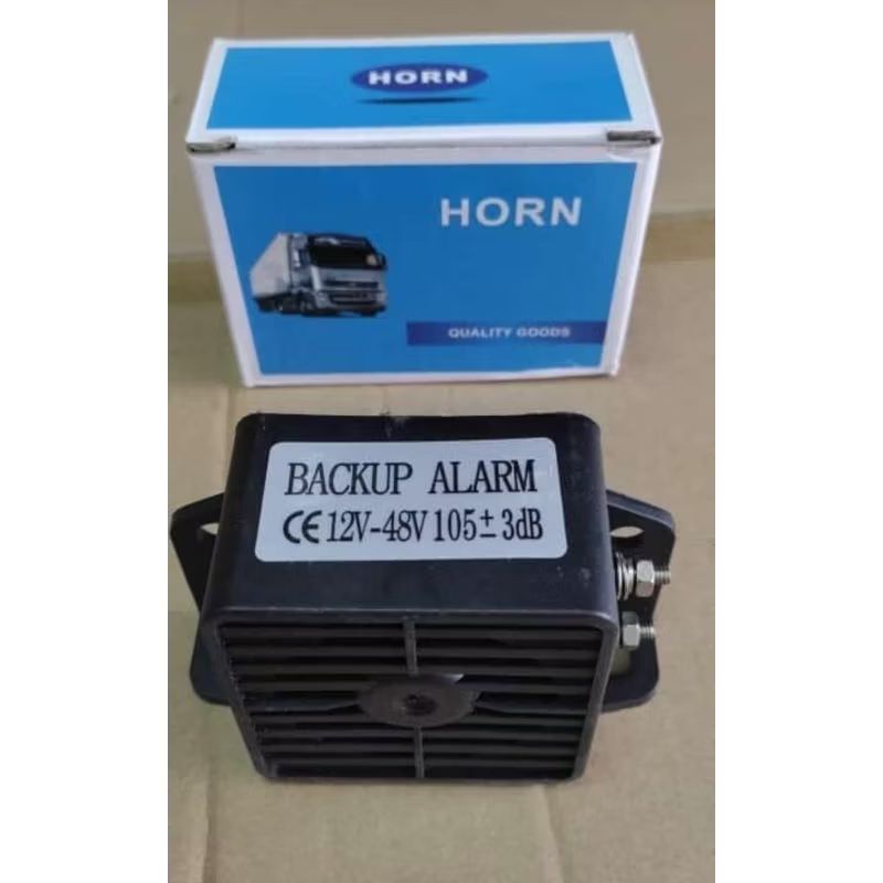 Alarm Mundur 1 Suara Mobil Back Horn Klakson Mundur Truck & Bus Anti Air 12v/24v Kendaraan Car Sistem Keamanan Anti Pencurian Mudah Dipasang