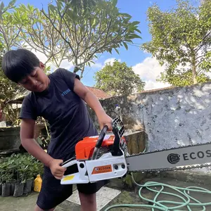 [COD] ECOSEN 20/22/24" Chainsaw 2Tak  Gergaji Mesin  58CC Chainsaw 2Tak Untuk Gergaji Mesin Alat Outdoor Mesin Gergaji