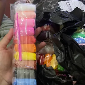 Super Light Clay Lilin Mainan Anak / Clay Polymer Premium 12 Warna / Mainan Edukasi Anak
