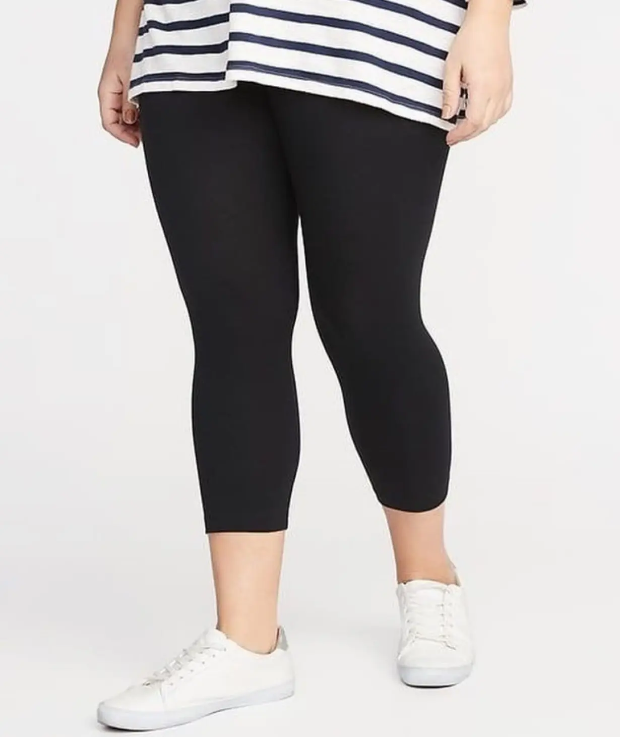 Legging Super Jumbo Pendek 7per8 Stretch Tebal Wanita