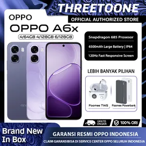 [Official Store] OPPO A6x 4/64GB 4/128GB Snapdragon 685 Layar 120Hz 6500mAh Baterai Garansi Resmi