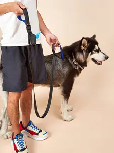 Tali Tuntun Anjing Nilon Tebal dengan Plastik Kotoran (TPK) Anti Ribet / Dog Leash with Plastic Poop Bag