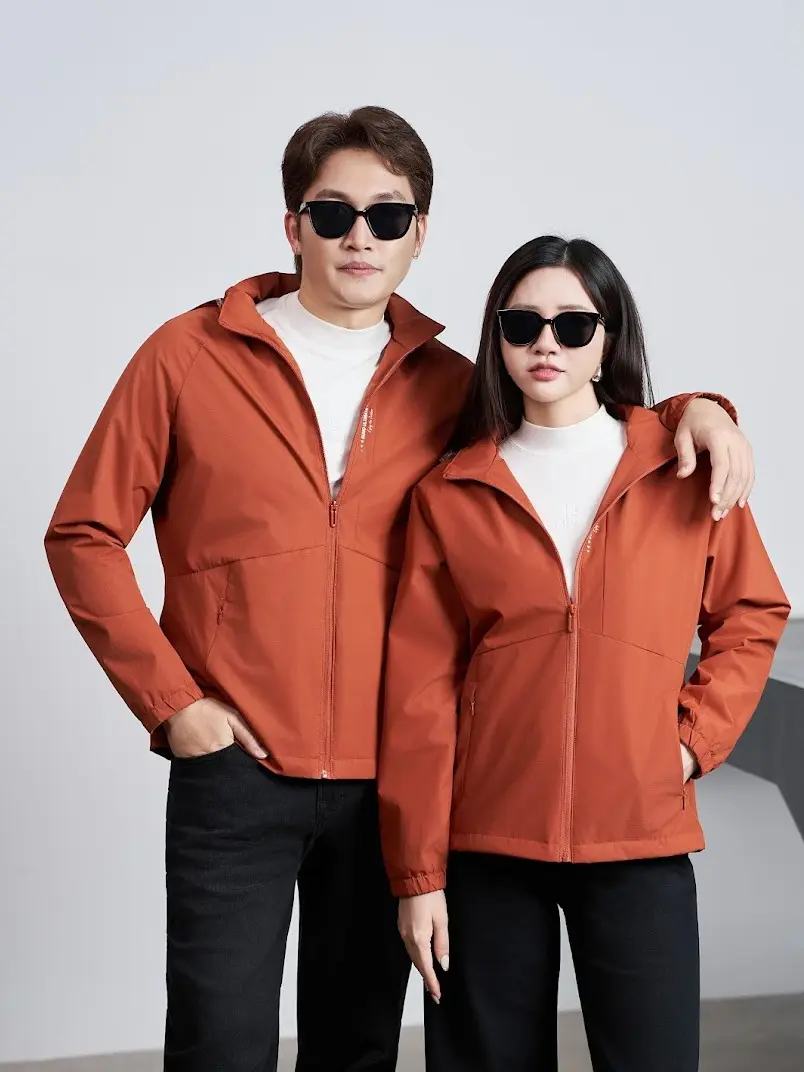 GUNO-Áo gió chống nước NAM NỮ GUNO 2 lớp lót nỉ có mũ SP5 | 25AG140/25AB185 | BigBuy360 - bigbuy360.vn