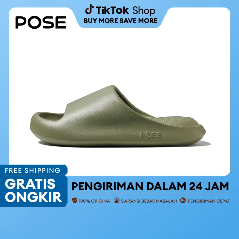 【Warna musim panas baru】【Bebas biaya kirim】POSE Cloud Bounce Cat Paw sandal Anti-selip Nyaman Anti bau Bagian bawah lembut dalam di luar ruangan pria dan wanita pasangan Rumah Serbaguna beraneka warna kualitas 2024 musim panas Gaya panas Shoes PS5819W