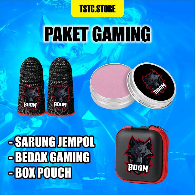 SARUNG GAME SHARK ISI BOX + BEDAK GAMING  ANTI KERINGAT SENSITIF GAMING SUPER SOFT PREMIUM Accessories Komputer 4