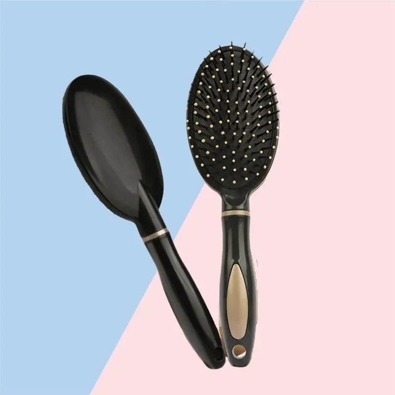 Sisir Rambut Wanita Anti Kusut Sisir Besar Jarang Premium Sisir Rambut Kering Basah SISIR FLEKSIBEL Hitam