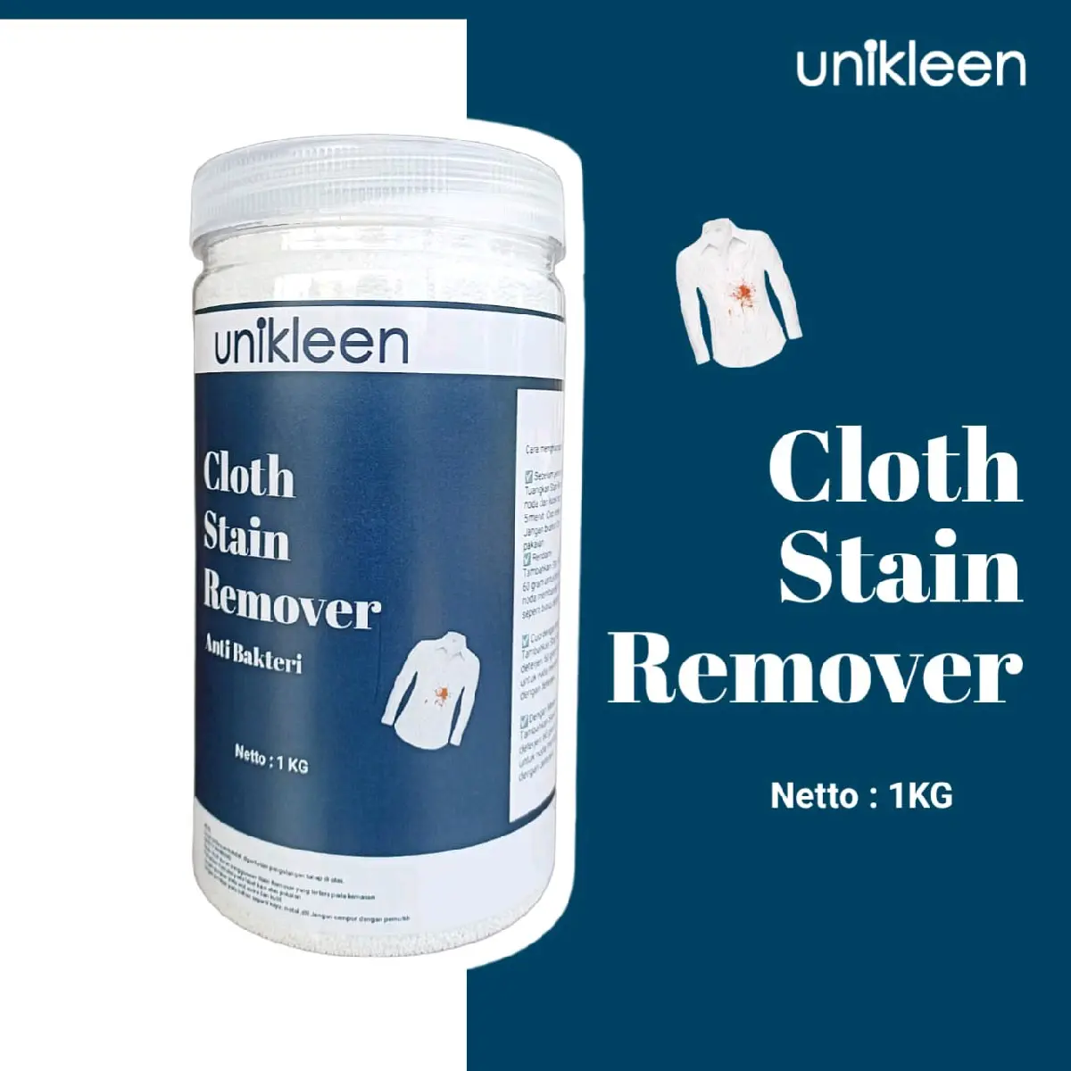 Detergen Penghilang Noda / Unikleen Penghilang Jamur 1kg