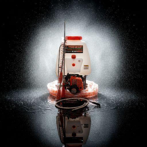 TANIKA TNK-838 KAPASITAS 20 LITER Knapsack Power Sprayer 2 Tak 26 cc 0.75 kW Tekanan 10-30 Bar Sistem EZstart Stainless Steel - Nozzle