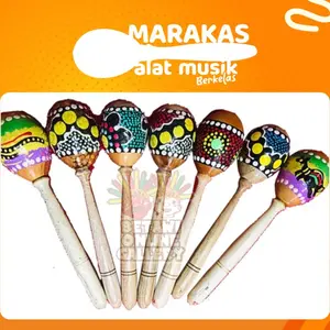 Marakas Mainan Kayu / Mainan Tradisional Marakas