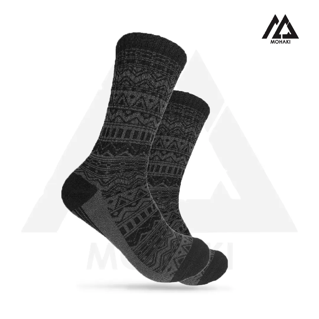 MOHAKI OFFICIAL - Kaos Kaki Oldschool Skate Motif Tribal - T27
