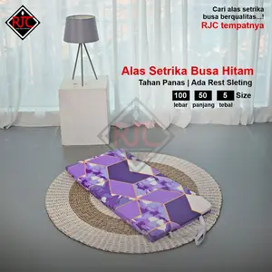 Alas Setrika Busa Ukuran 100x50x5cm dengan Tali Karet