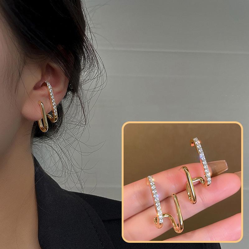 Bông Tai Khí Chất Thời Trang Cho Nữ, Bông Tai Đơn Giản Và Đa Năng 4