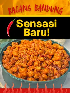 500 GRAM KACANG BANDUNG VARIAN RASA PEDAS PREMIUM