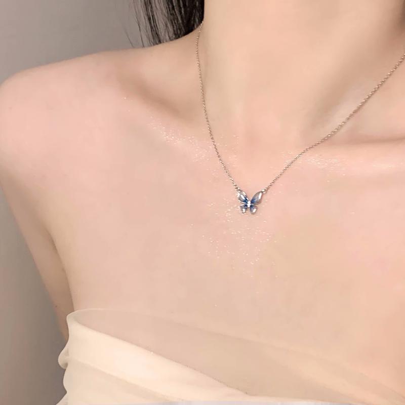 Kalung simpul Ikatan bentuk rama-rama untuk wanita, reka bentuk ...
