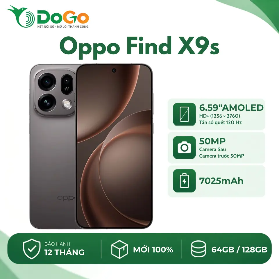 Điện Thoại OPPO Find X9s 5G - Hàng Chính Hãng, Nguyên Seal, Bảo Hành 12 Tháng Toàn Quốc
