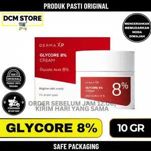 Glycore 8% 10 Gr Pencerah Kulit Mengandung 8% Asam Glikolat Glycolic Acid Sejenis Aha Untuk Membantu Eksfoliasi Menyamarkan Noda Hitam Flek Bekas Jerawat Dan Menghaluskan Tekstur Kulit
