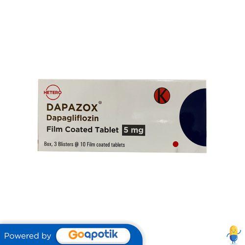 DAPAZOX 5 MG BOX 30 TABLET