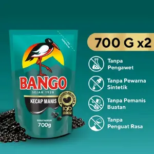 (2 pcs) Bango Kecap Manis 700g Refill