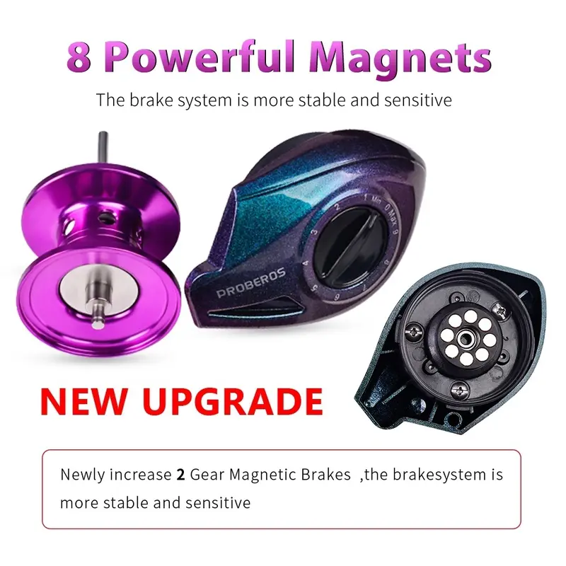 Caldari Reel Pancing  Casting Bc 7.2:1 Gear Ratio 10kg Drag Carbon Shell Magnetic 3