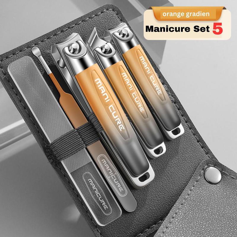 Best Quality - Manicure Set 4 Alat Perawatan & Gunting Kuku Premium Kilap Kuku Nano Glass 1