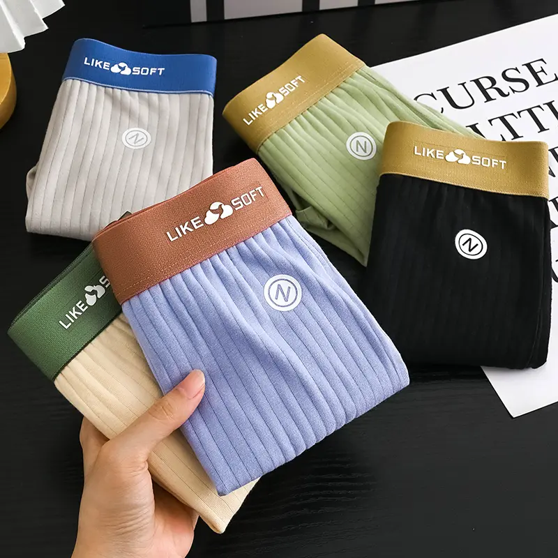 PAKET 5 PCS Celana Dalam Pria Boxer Like Soft Warna Two Tones Poliester Spandek CDP206
